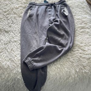 Grey jogger sweats
